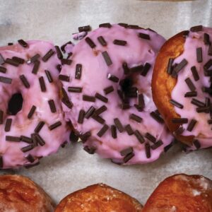 Strawberry and Chocolate Doughnut Box
