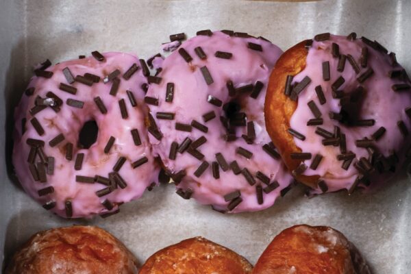 Strawberry and Chocolate Doughnut Box